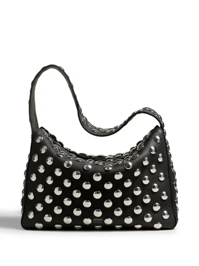 Khaite "elena" Shoulder Bag W Silver Studs