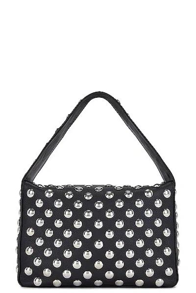 KHAITE ELENA SILVER STUDS SHOULDER BAG