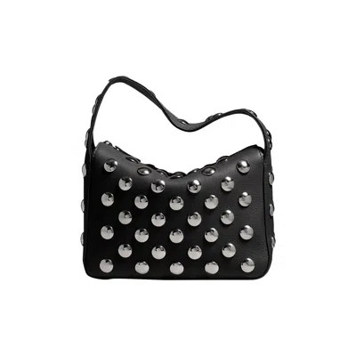 Pre-owned Khaite Elena Small Handbag With Silver Studs 'black'