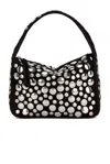 Khaite Small Elena Studded Suede Top Handle Bag