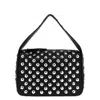 Khaite Elena Stud Embellished Shoulder Bag In Black