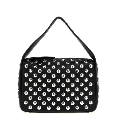 Khaite Elena Stud Embellished Shoulder Bag In Black