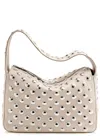 Khaite Elena Studded Leather Shoulder Bag In Ivory