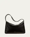 Khaite Elena Leather Shoulder Bag In Black