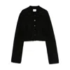 Khaite Ello Short Black Jacket In Black