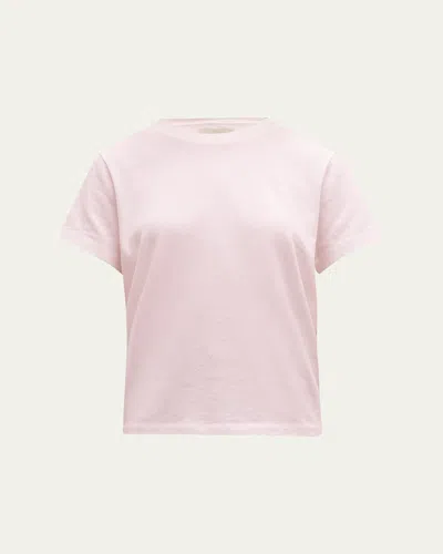 Khaite Emmylou Classic Tee Shirt In Pink