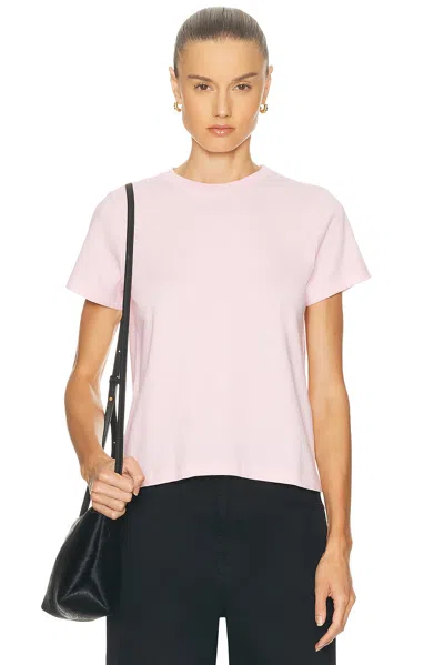 Khaite Maeve Cotton-blend Jersey T-shirt In Rosa