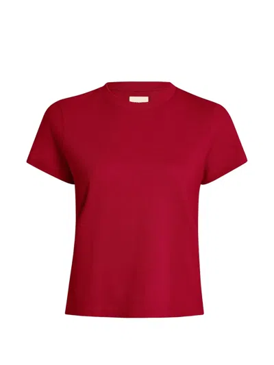 Khaite Emmylou T-shirt In Burgundy