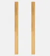 Khaite Empire 18kt Gold-plated Drop Earrings In Gold