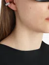 Khaite Empire Ear Cuffs In Metallic