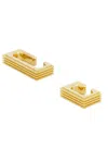 Khaite Empire Ear Cuffs In Gold