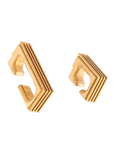 Pre-owned Khaite Empire Ear Cuffs In Multicolor