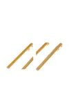 Khaite Empire Earrings In Gold