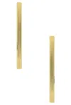 Khaite Empire Long Earrings In Gold