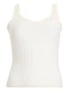 Khaite Ennio Scalloped Tank In Neutral