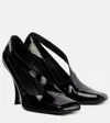 Khaite Eva Cutout Patent-leather Pumps In Black