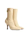Khaite Woman Ankle Boots Beige Size 7 Calfskin