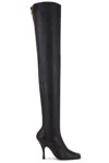 Khaite Eva Over The Knee Boot In Black