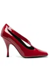 Khaite 100mm Eva Pumps In Rot