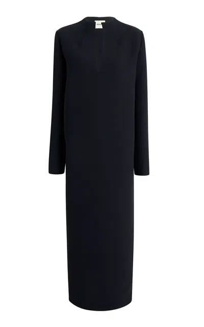 Khaite Minter Maxi Dress In Black