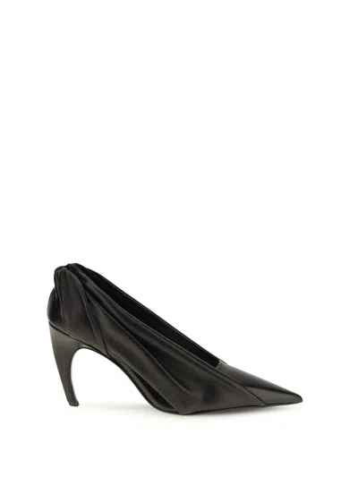 Khaite Eve Leather Pumps In Black
