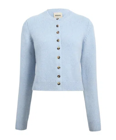 KHAITE EVERHEART BUTTON-FRONT CASHMERE CARDIGAN