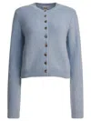 Khaite "everheart" Cardigan In Blue