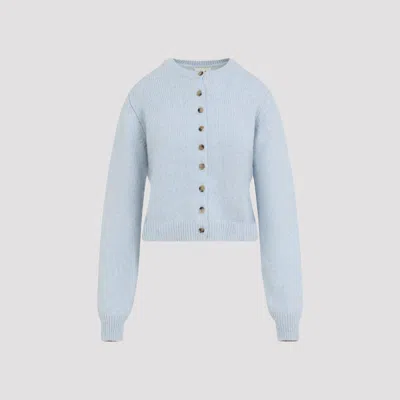 Khaite Everheart Cardigan In Blue