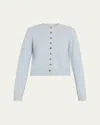 Khaite Atmosphere Blue Cashmere Everheart Cardigan In Blue