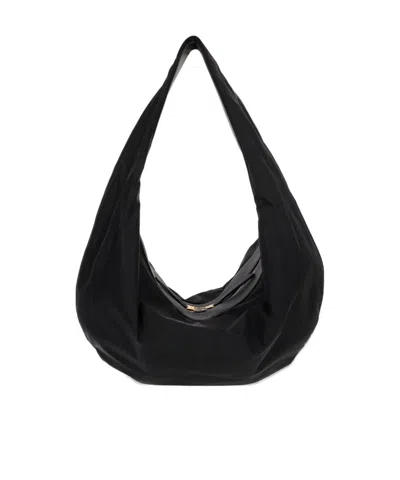 Khaite Extra Large Olivia Hobo Shoulder Bag In Black