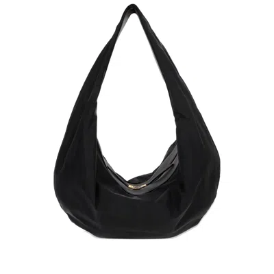 Khaite Extra Large Olivia Hobo Shoulder Bag In Black