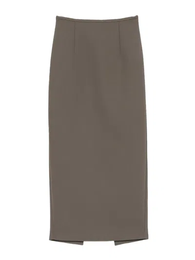 Khaite Falda Larga - Marrón In Brown