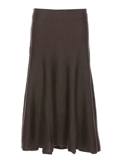 Khaite Mayu Skirt In Black