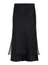 Khaite Monina Skirt In Black