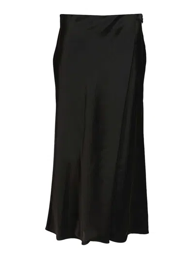 Khaite Demi Skirt In Black