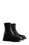 Khaite Fallon Lug Sole Bootie In Black
