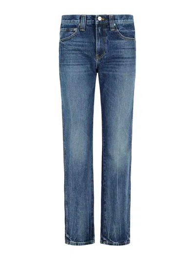 Khaite Farley  Blue Cotton Jeans
