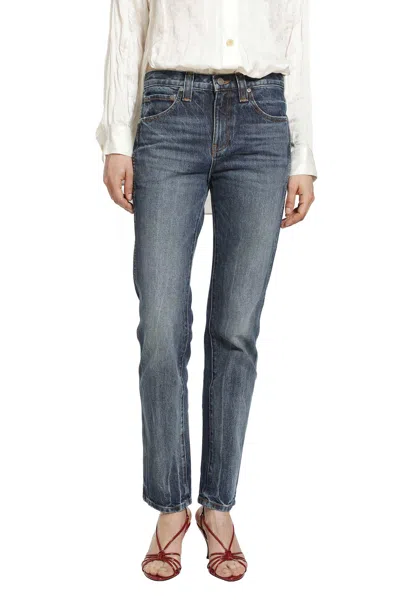 Khaite Farley Jeans In Blue