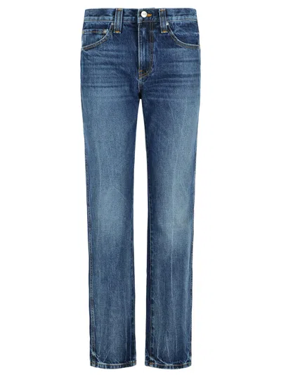 Khaite 'farley' 'lykens' Blue Cotton Jeans