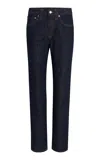 Khaite Farley Mid-rise Denim Straight-leg Jeans