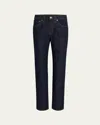 Khaite Farley Mid-rise Straight-leg Jeans In Multi