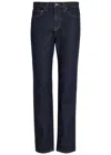 Khaite Farley High-rise Straight-leg Jeans In Blue