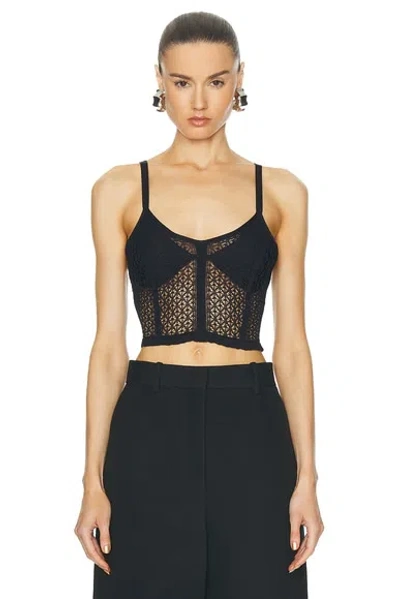 Khaite Feli Bustier Top In Black