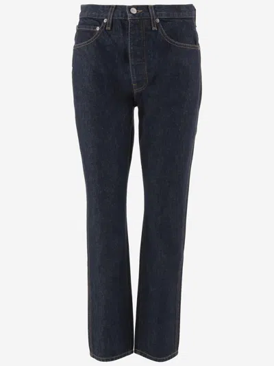 Khaite Finley Jeans In Navy