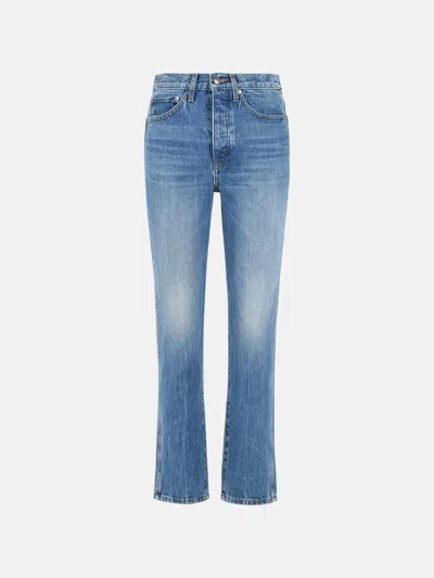 Khaite 'finley' Light Blue Denim Jeans