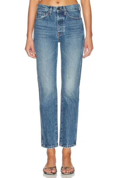 Khaite Finley Straight Leg In Blue