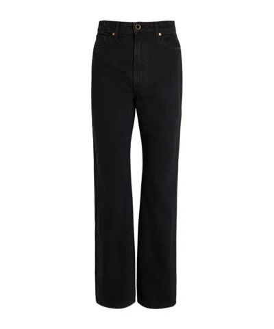 Khaite Five Pocket Jeans In Black