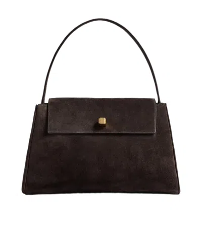 Khaite Flap Handbag In Brown