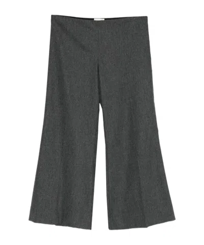 KHAITE FLARED CROPPED TROUSERS