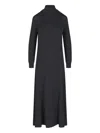Khaite Flared Dress In Black